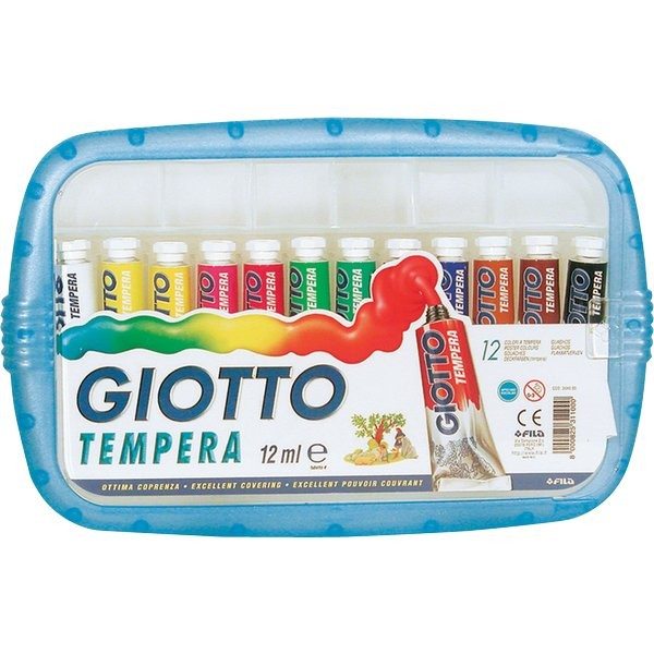 Tubetti tempera Giotto 12 ml confezione da 12 - immagine 2