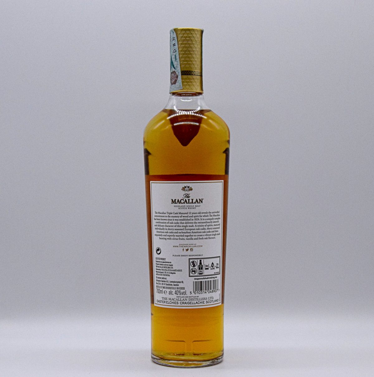 The Macallan Single Malt Scotch Whisky Triple Cask 12 Years Old (0,7l con astuccio) - immagine 3