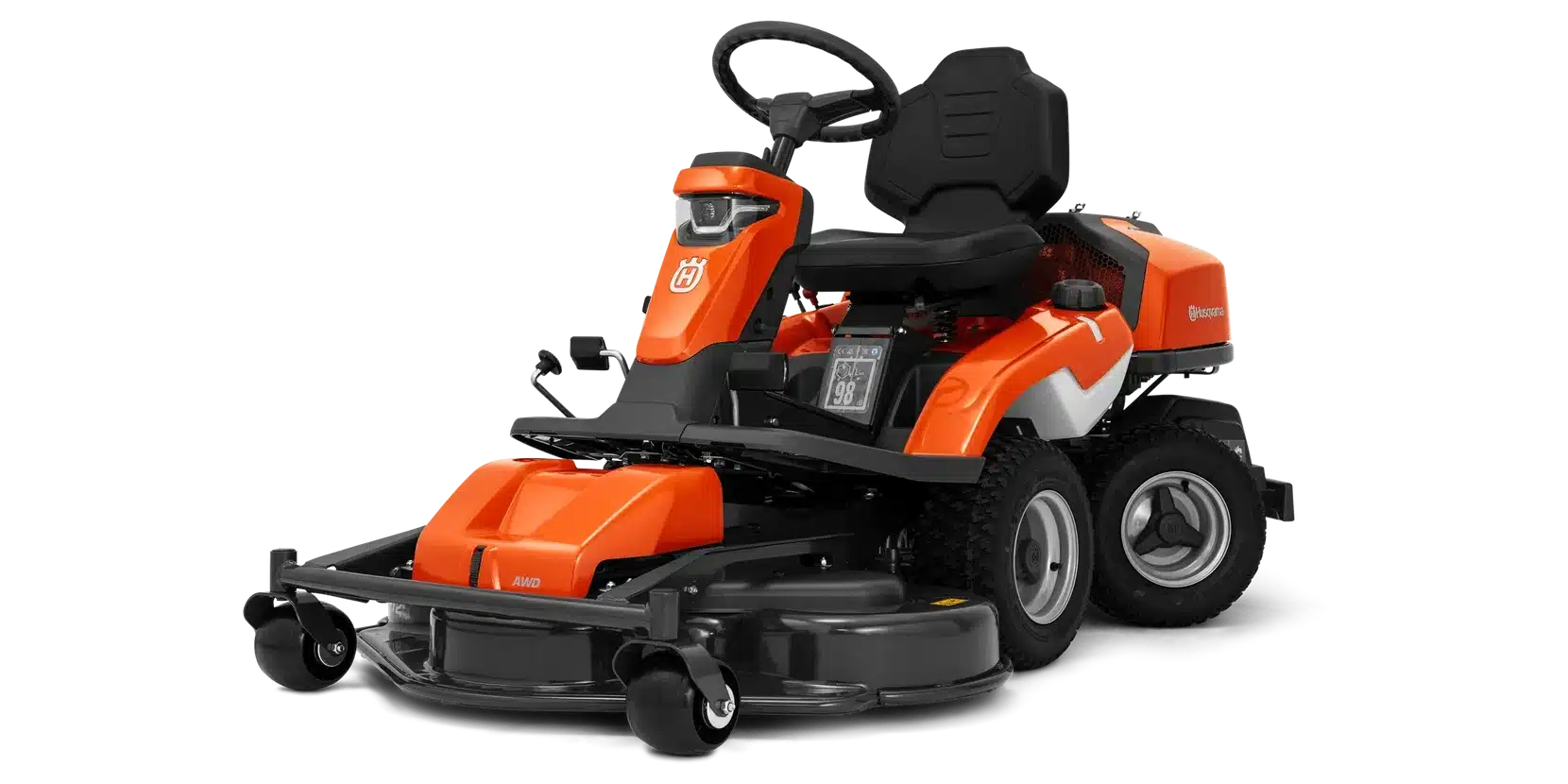 Trattorino Husqvarna R 316TX + Piatto Combi 112 - immagine 5
