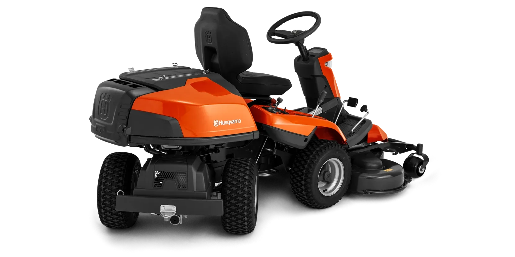 Trattorino Husqvarna R 316TX + Piatto Combi 112 - immagine 4