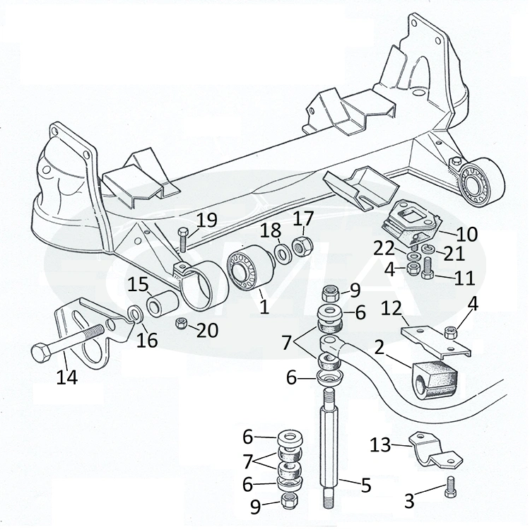 GOMMINO BARRA STABILIZZATRICE XJS DALL’87 - immagine 3